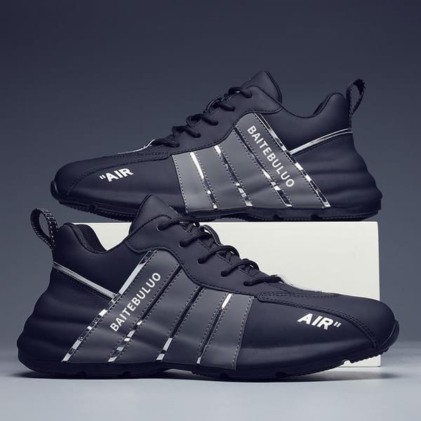 Men Fashion Casual Shoes Mens Outdoor Breathable Sneakers Antislip Wear-resisting Lightweight Comfortable Lace Up Sports Shoes