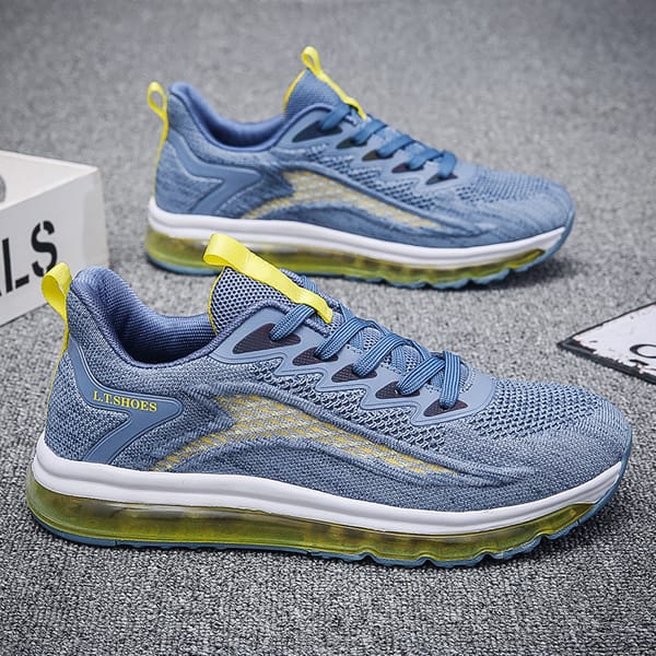 Men's Casual Sports Shoes Feiwei Breathable Full Air Cushion Running Shoes Tennis Basketball Lightweight Sports Large Size Shoes