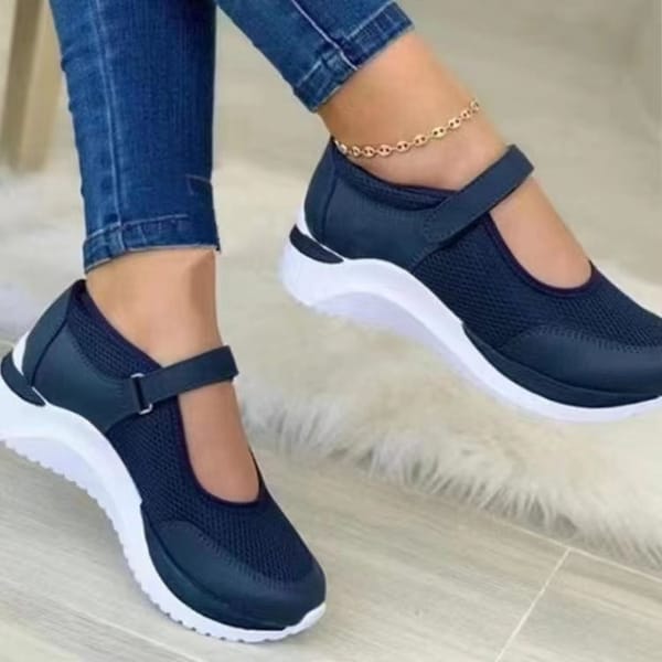 White Sneakers Women Shoes Casual Platform Mesh Breathable Vulcanized Ladies Outdoor Walking Footwear