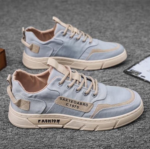 Canvas Shoes Breathable Men Sneakers Casual Walking Flats 2023 Fashion Lace-up Outdoor Jogging Sports Shoes Man Tenis Masculino