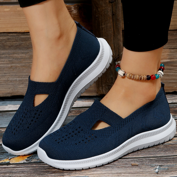 2023 High Quality Ladies Shoes Mesh Women's Vulcanize Shoes Summer Solid Color Breathable Round Head  Sport Shoes Ladies Zapatos