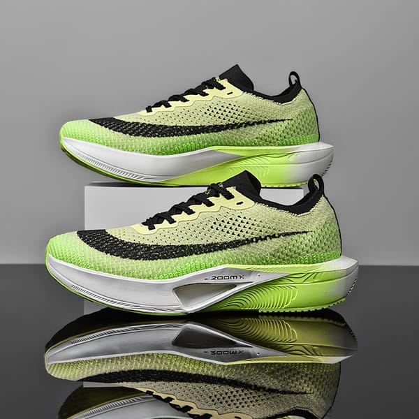 Air Cushion Men Sports Running Shoes Marathon Breathable Lightweight Women's Comfortable Athletic Nonskid Carbon Plate Sneakers