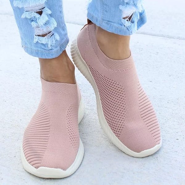 Breathable Women's Sneakers 2024 New Fashion Walking Flat Woman Vulcanize Shoes Mesh Fabric Lace Up Female Footwear Shoes Women