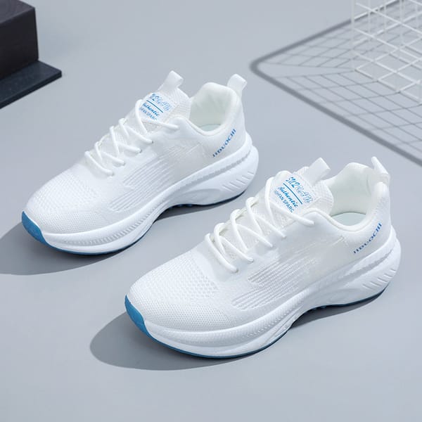 Summer Breathable Women Sneakers Shoes Mesh Light Flats Casual Female Trainers Walking Running Lace Up Hight Platform Sneakers