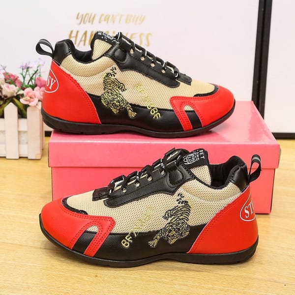 2023Women Shoes  Autumn Casual Platform Dad Shoes Fashion Lace Up Breathable Mesh Tennis Vulcanized Shoes Zapatillas Mujer