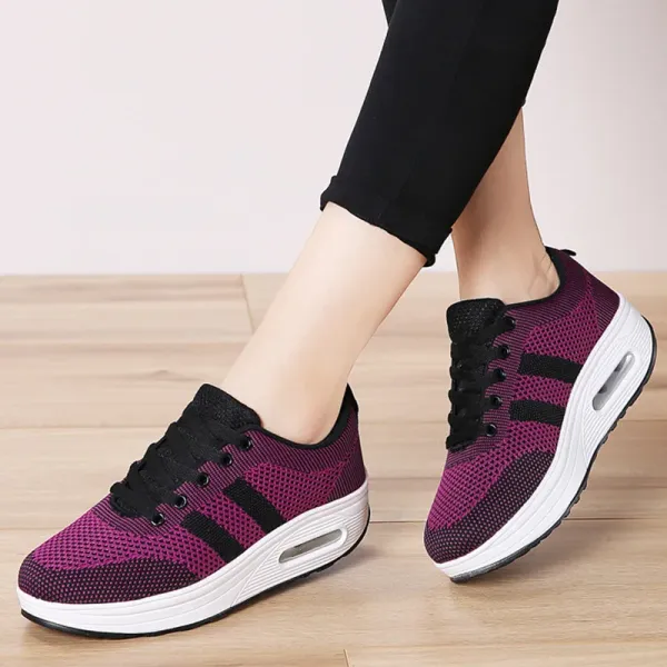 Zapatillas Mujer Platform Wome Casual Shoe Spring/Summer Breathable Fashion Air Cushion Sport Shoes Comfortable Tenis Sneakers