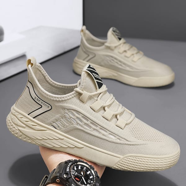 Casual Sneakers For Men 2024 Summer New Mesh Running Shoes Breathable Fashion Non-slip Round Toe Male Sneakers Zapatillas Hombre