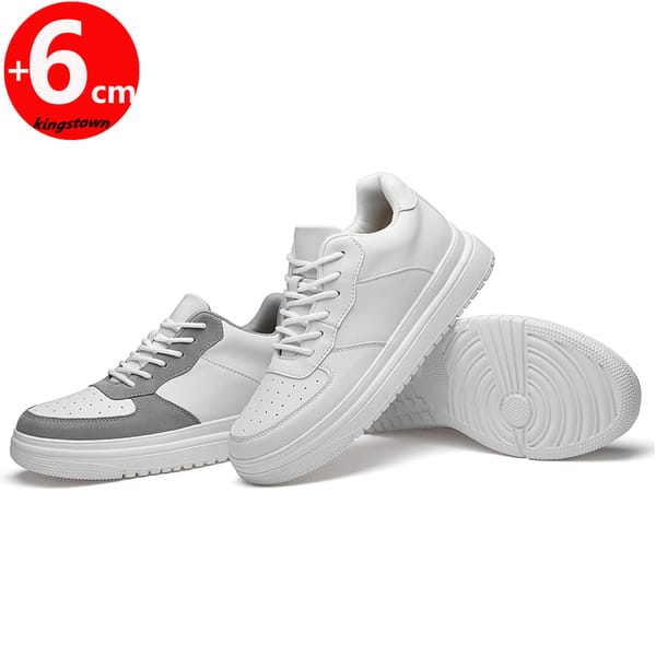 Men's Elevator Shoes  Height Increase Insole 6cm Chunky Sneakers Plus Size 37-44