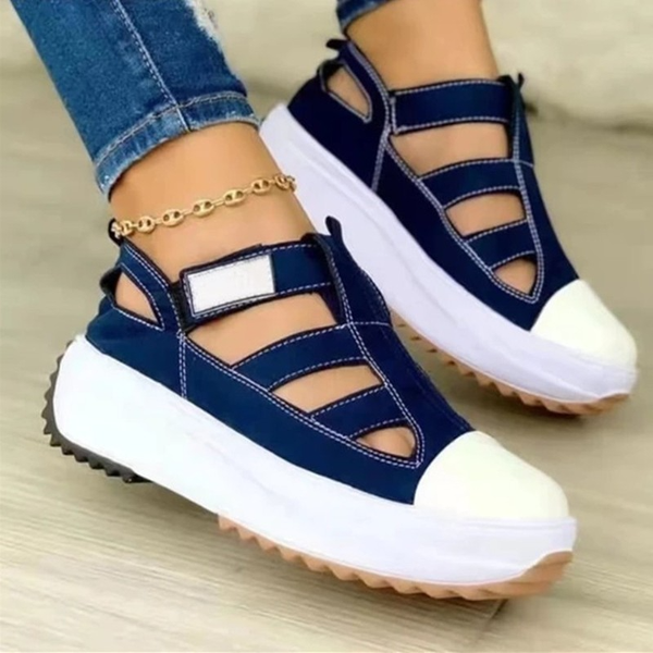 Summer Women Sport Sandals Rome Shoes 2022 Autumn New Flats Platform Causal Shoes Beach Running Women Shoes Canvas Mujer Zapatos