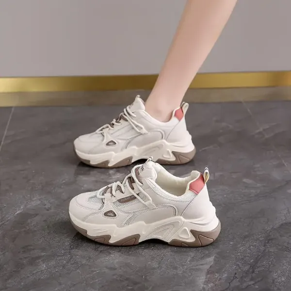 Summer New Hollow Breathable Tenis Sneaker Fashion All-Match Casual Shoes Soft Bottom Non-Slip Women