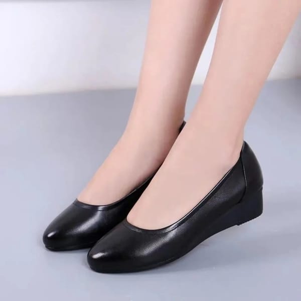 Work Soft Bottom is Comfortable to Wear Professional Sloping and Round Office Shoes Women 2023