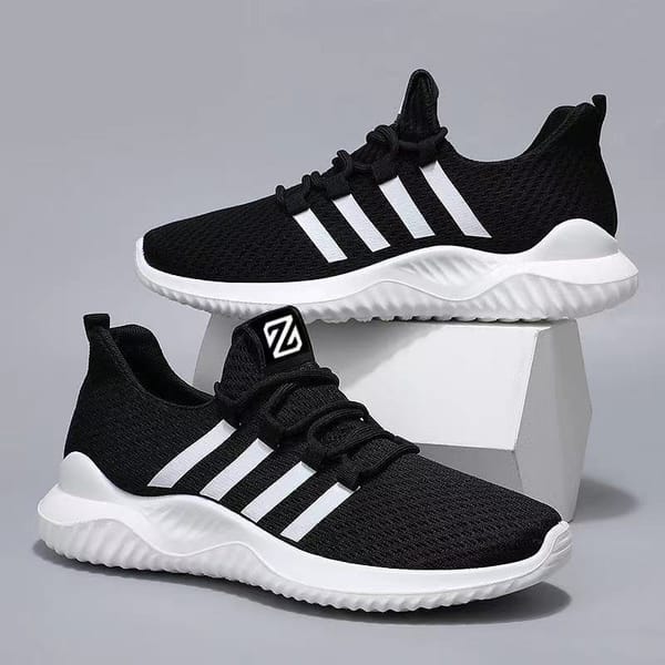 Spring 2024 new breathable mesh shoes trend running men's shoes Joker casual sports shoes fashion casual shoes