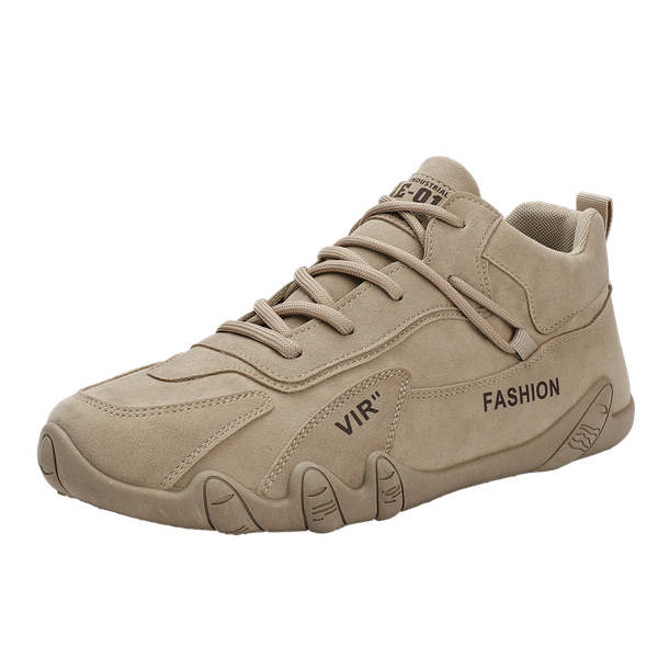 Men's new retro work shoes Spring and autumn leisure sports men's shoes lace-up hiking shoes comfortable walking