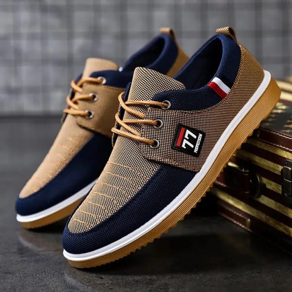 Men's Canvas Shoes Breathable Lightweight Walking Shoe Lace Up Vulcanized Shoes for Men Casual Sneakers Big Size47 Free Shipping