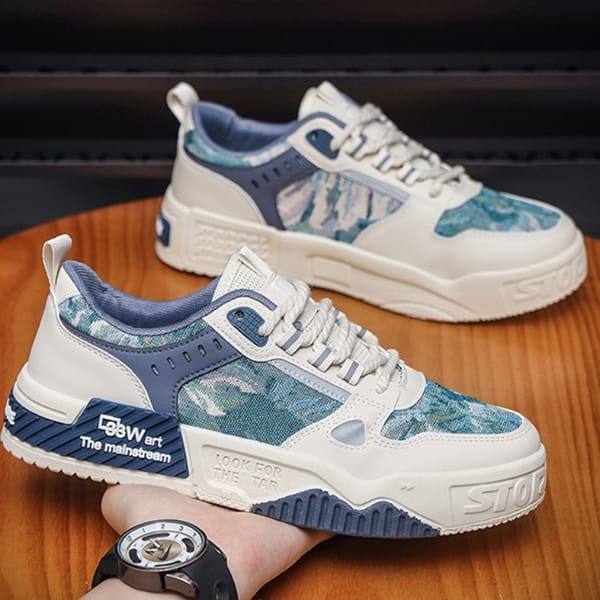 Men's  New Shoes Casual Sneakers for Men Fashion Platform Breathable Running Shoes Lace Up Tennis Sports Shoes Zapatillas Hombre