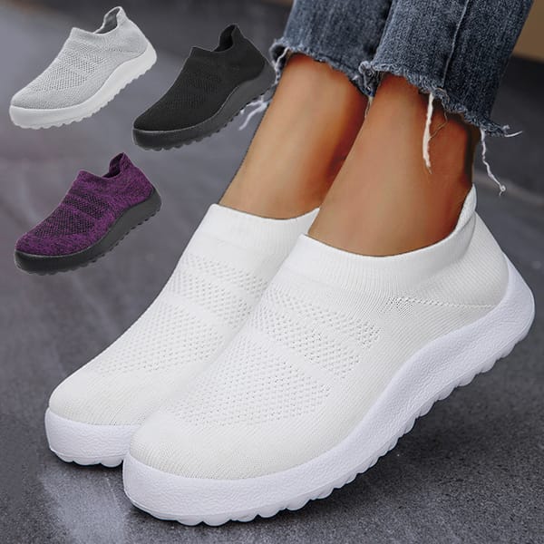 Women's Sneakers 2024 New Fashion Casual Shoes Outdoor Soft Sneakers Women Slip On Breathable Shoes Women Ladies Vulcanize Shoes