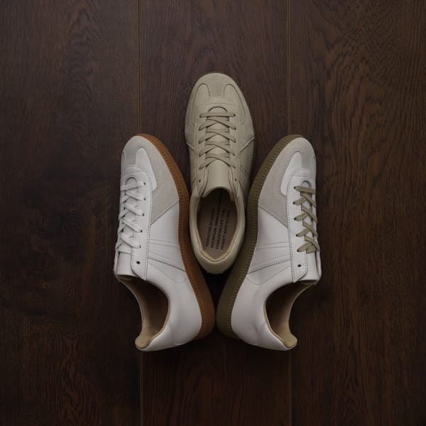 German Military Trainer Shoes Cowhide Sneakers GAT Classic Genuine Leather Rof Stlye Shoes for Men Vintage Male Simplicity