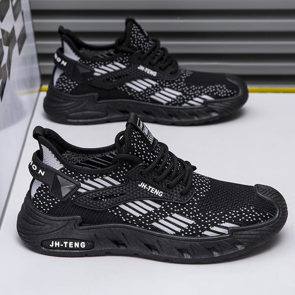 2024 New Summer Outdoor Non-slip Casual Shoes for Men Fashion Lightweight Lace-up Sport Shoes Mesh Breathable Men's Sneakers