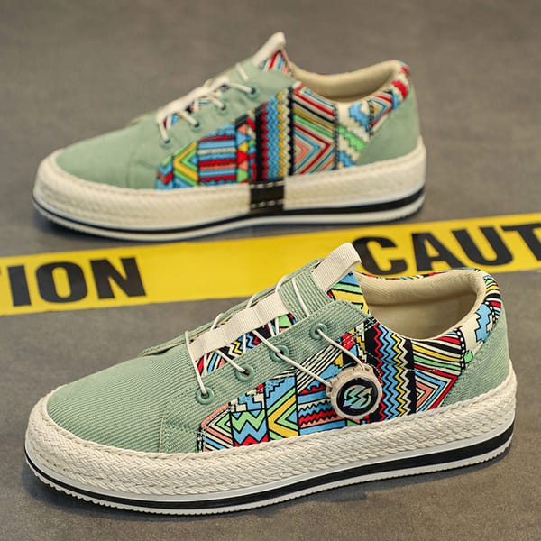 CYYTL Shoes Summer Mens Sneakers Fisherman Outdoor Casual Designer Luxury Hiking Skateboard Corduroy Grass Woven Loafers Tennis