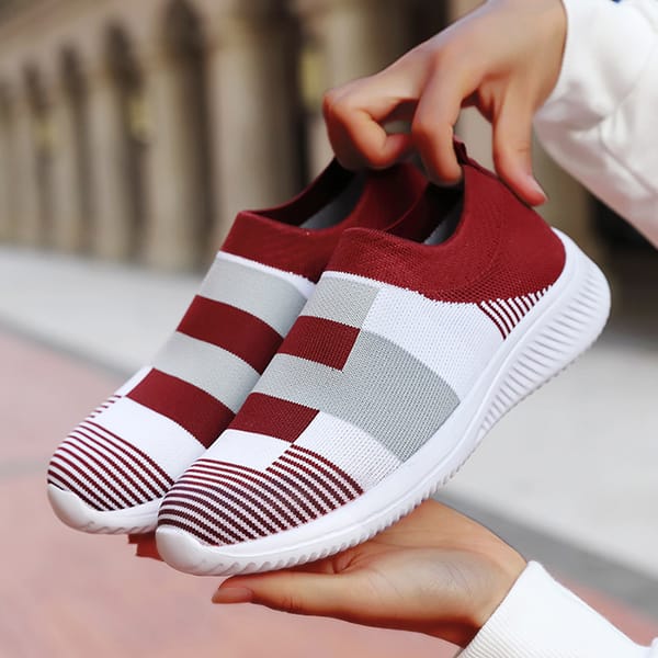 Women's Sneakers Casual Shoes Fashion 2024 New Trainers Comfortable Sneakers Women Slip On Sock Woman Shoes Ladies Flat Shoes
