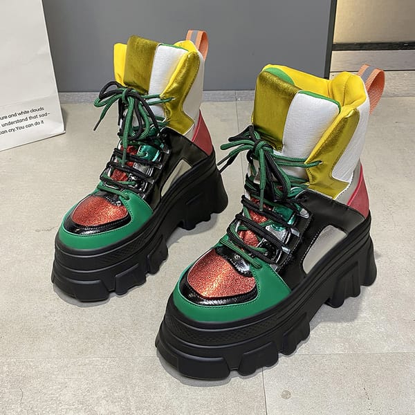 Designer Platform Sneakers Women Vulcanized Shoes Fashion Colorful Casual Ladies Trainers Sport Sneakers Women Zapatillas Mujer