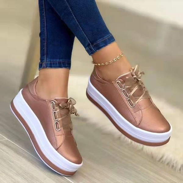 Tennis Women's 2022 New Fashion Sneakers Breathable Non-slip Sneakers Women's Round Toe Thick Bottom Casual Fashion Shoes