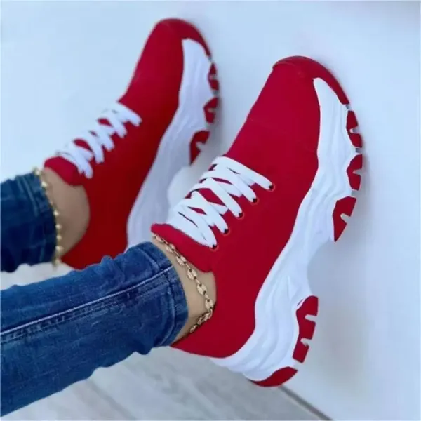 Sneakers Women Shoes New Pattern Canvas Shoe Casual Women Sport Shoes Flat Lace-Up Adult