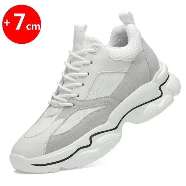 2024 men sneakers heightening shoes elevator increase insoles 7-8cm height increasing designer