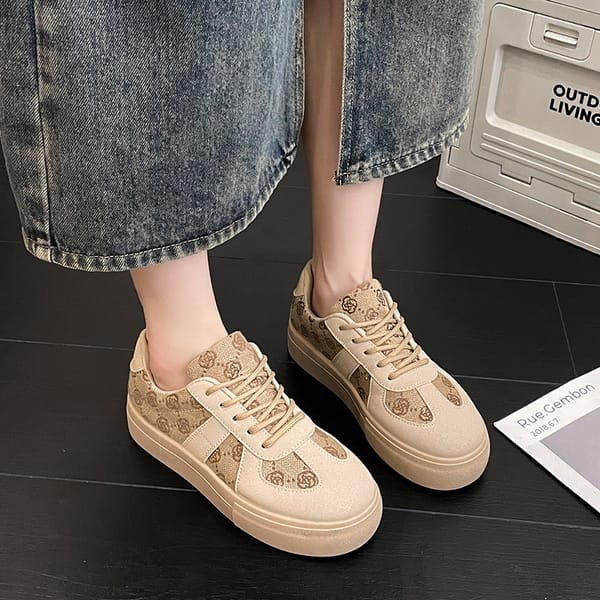 Fashion Design Women's Casual Shoes Breathable Women's Loafers Walking Flats New Women's Vulcanized Shoes Comfortable Sneakers