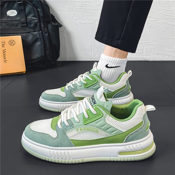 Men's shoes 2024 summer new breathable mesh casual sports shoes men'sversatile thick bottom non-slip wear-resistant trendy shoes