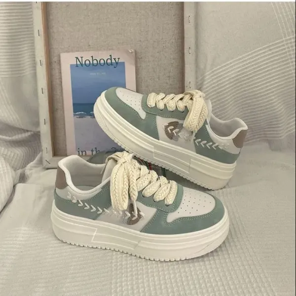 Women's Sneakers Fashion Trend Spring New Pattern Platform Vulcanized Shoes Brand Design Casual Ladies Sport Shoes Zapatos Mujer