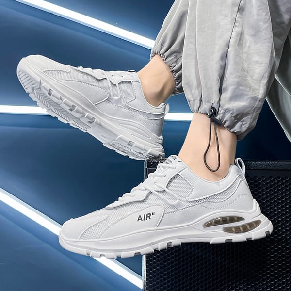 Men Casual Shoes Lace-Up Casual Sneakers Mesh Fashion Running Shoes For Men Lightweight Tenis Shoes Masculino Zapatillas Hombre