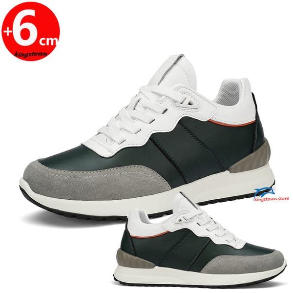 Man Chunky Shoes Elevator Sports Sneakers for Men with Height Increasing Insole 6cm