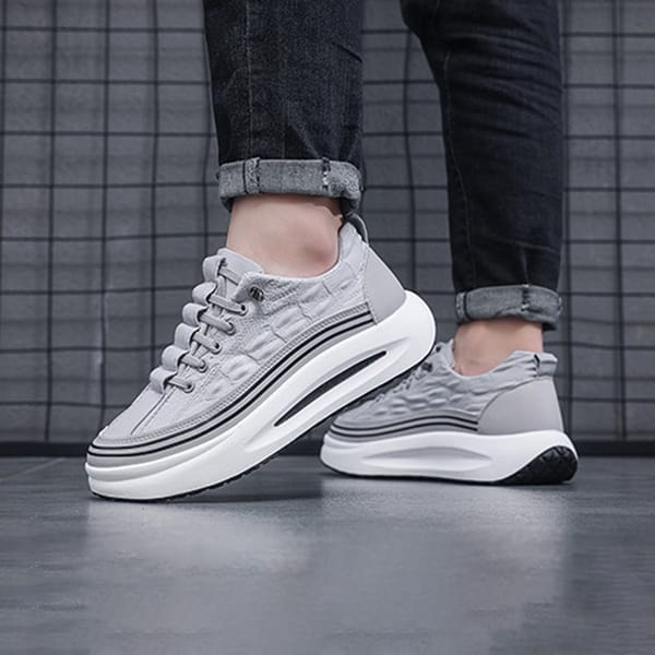 Fashion Casual Canvass Shoes For Men Non-Slip Soft Sole Sneaker Shoes For Walking Fitness