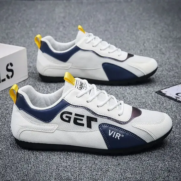 New Men Shoes Fashion Men's Sneakers Lace-up Running  Outdoor Walking   Mesh Casual Sport Shoes for Men2024