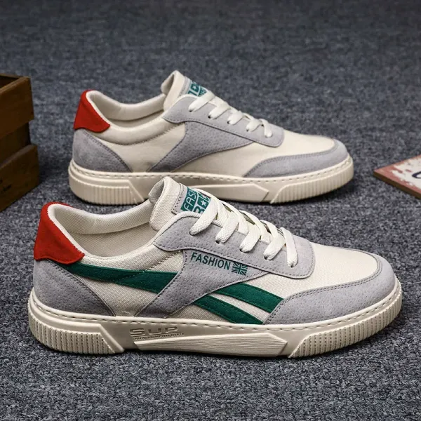 High Quality Mens Vulcanized Shoes Fashion Men's Casual Shoes Outdoor Wear-resistant Non-slip Walking Flats Zapatos Para Hombres