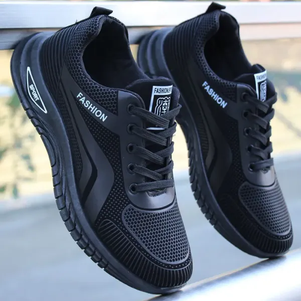 Sneakers for Men Breathable Lace-up Running Shoes Male Spring Fashion Antislip Wear-resisting Sports Trainers Outdoor Men Shoes
