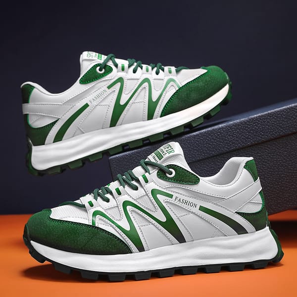 Men's Sneakers Casual Sports Shoes Mesh Anti-slip Fashion Breathable Comfortable Round Toe Fashion Versatile Trend Sneaker Male