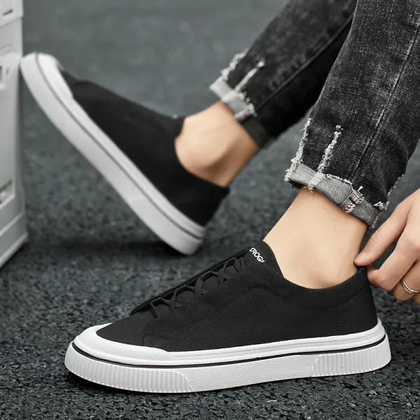Men Canvas Shoes Sneakers Fashion Trainers Students Casual Shoes Vulcanized Shoes 2024 Spring New Tenis Masculino Mens Footwear