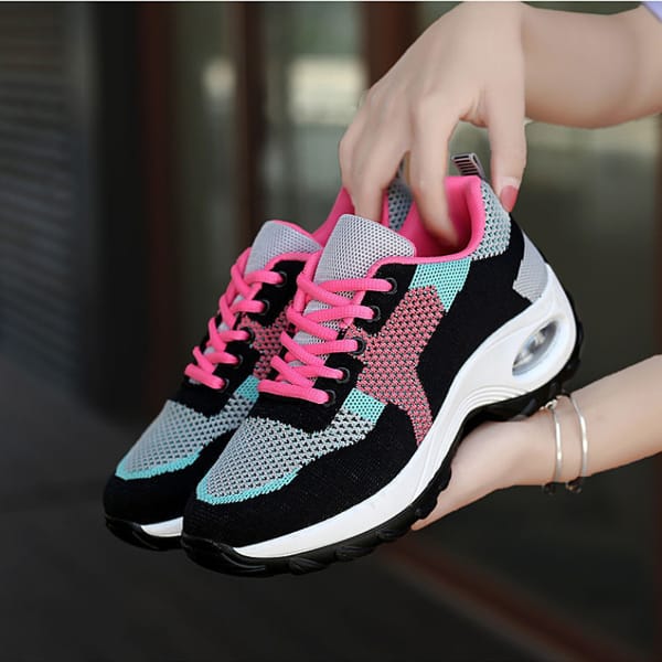 New Fashion Wedge Shoes for Women 2023 Casual Comfortable Breathable Platform Sport Shoes Ladies Outdoor Running Sneakers