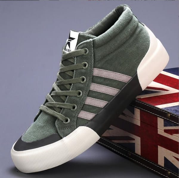 2024 Men's Canvas Shoes Summer Breathable Canvas Sneakers Men Espadrilles Fashion High top Vulcanized Shoes Men Casual