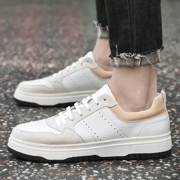 Fashion Oxford Shoes Men's Sports Outdoor Hiking Shoes Men's Casual Shoes Thick Sole Commuting Work  Zapatillas