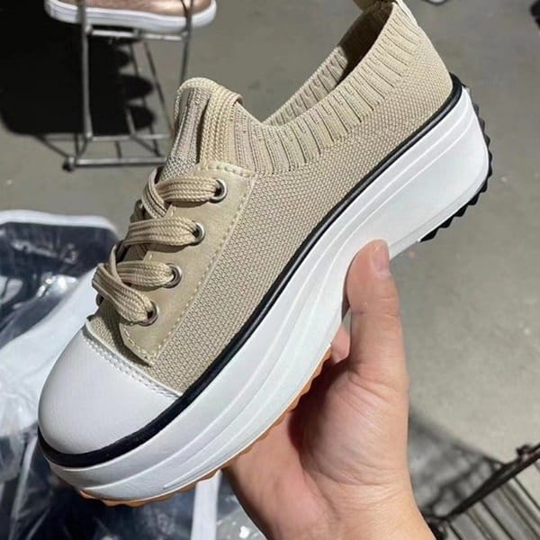 2024 Women's Mesh Sneakers Patchwork Lace Up chunky sneakers for Women Lightweight Female Shoes Classic platform sneakers