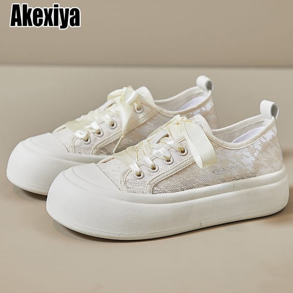 2023 Summer Autumn Mesh Shoes for Women Casual Breathable Designer Zapatos De Mujer Platform Sneakers Women's Vulcanize Shoes