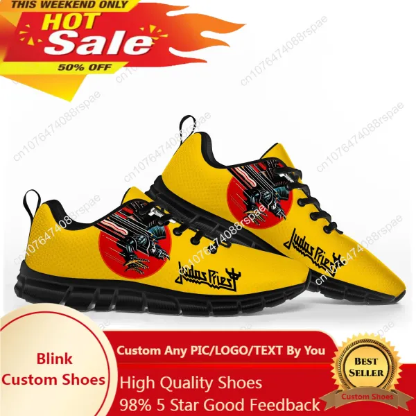 Judas Priest Heavy Metal Rock Band Sports Shoes Mens Womens Teenager Kids Children Sneakers Custom High Quality Couple Shoes