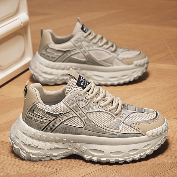 Mesh Men's Casual Sneaker Autumn Breathable New Fashion Shoes for Mens Lace-up Mans Tennis Sports Outdoor Platform Male Sneakers