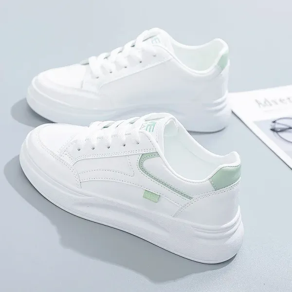 Women's Shoes Summer Thick Sole White Spring Autumn Breathable Platform Tennis Woman Trend Round Head Female Casual Sneakers2024