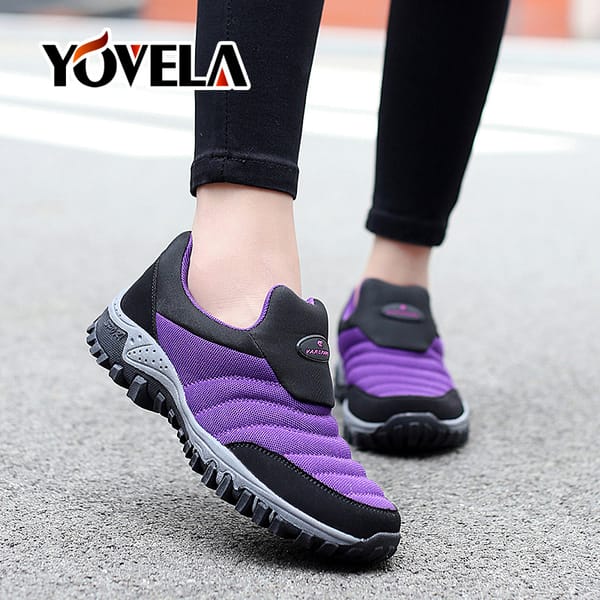 Unisex Casual Shoes Sneakers outdoor women winter boots platform women warm shoes Comfortable Flat Non-slip Hiking Shoes 36-46